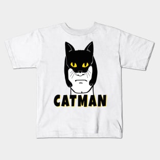 CatMan New Super Hero in Town Kids T-Shirt